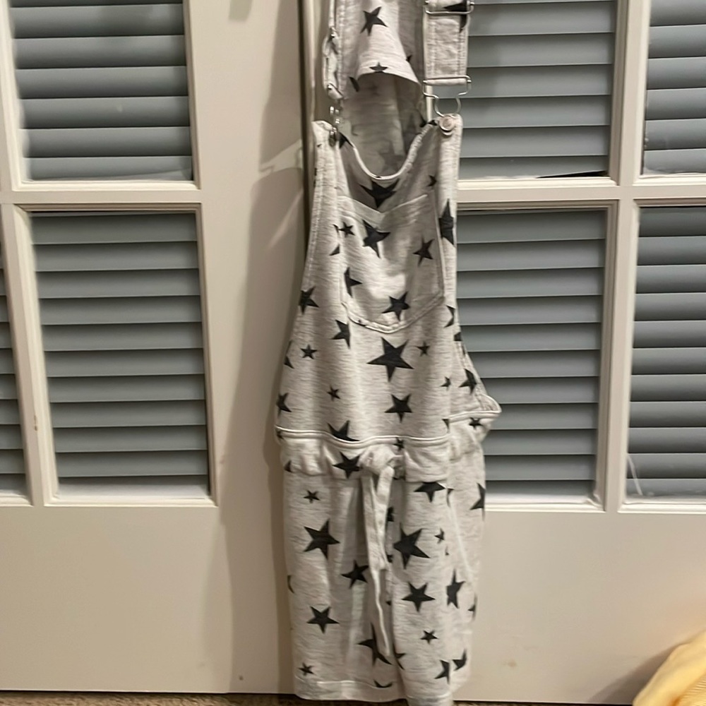 Womens Sunday Stevens grey star Romper S * SIZE: SMAL
